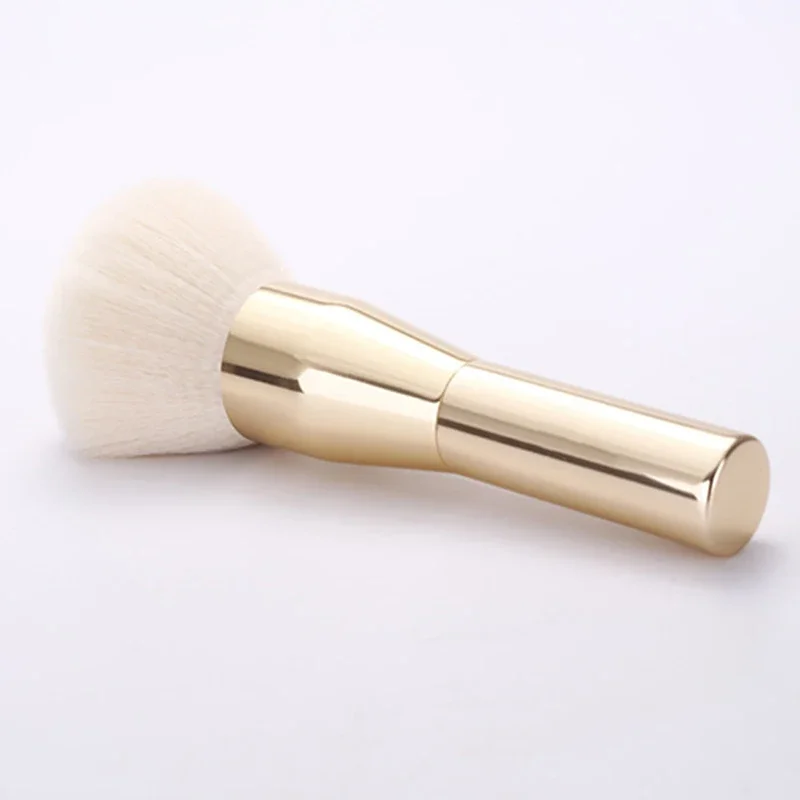 Pennello per fard in polvere d'oro Pennello per trucco professionale Cosmetici di grandi dimensioni Pennelli per trucco Pennello morbido Cosmetici Кисти Для Макияжа