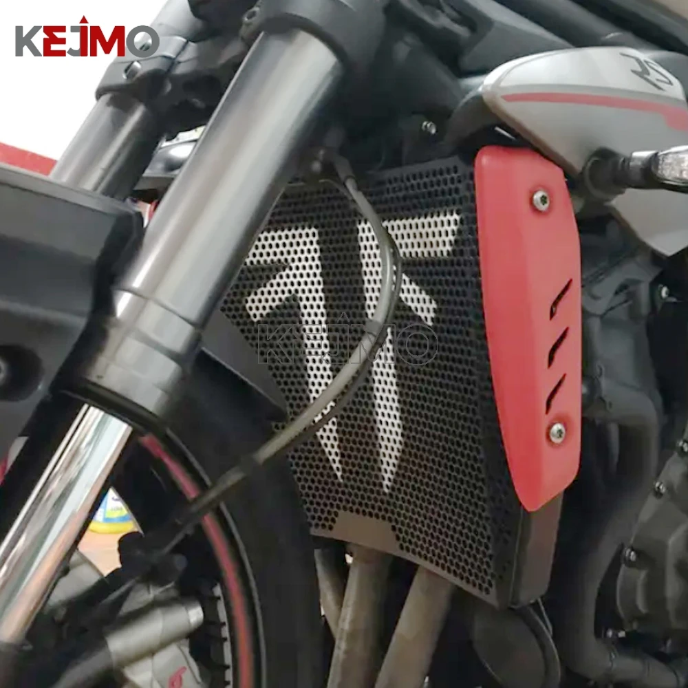

For Street Triple 660S 765 S R RS 2020 2021 2022 Motorcycle Front Radiator Protective Cover Grill Guard Grille Shield Protector