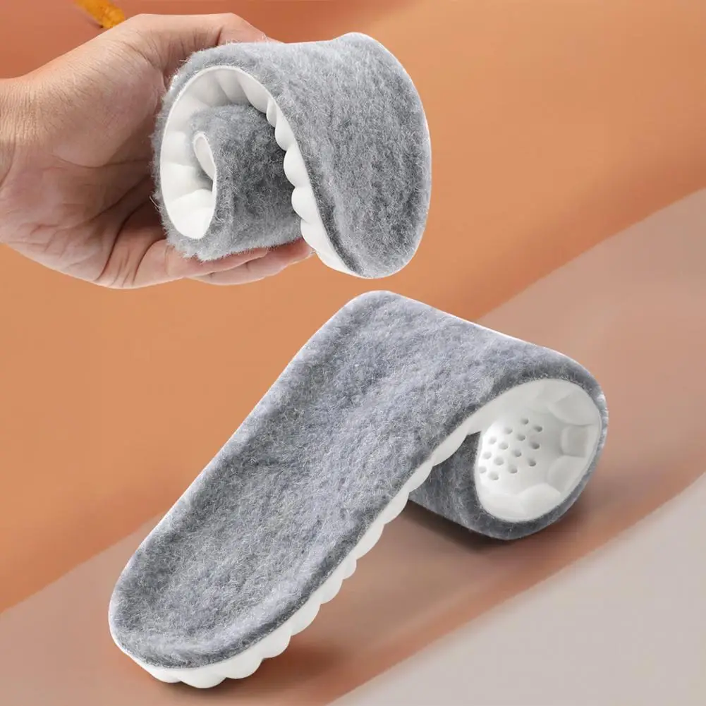 إدراج حذاء مريح النعال الصوف المريحة للنساء حذاء رجالي لينة رقيق إدراج ل أحذية الشتاء النعال الدافئة تنفس #5