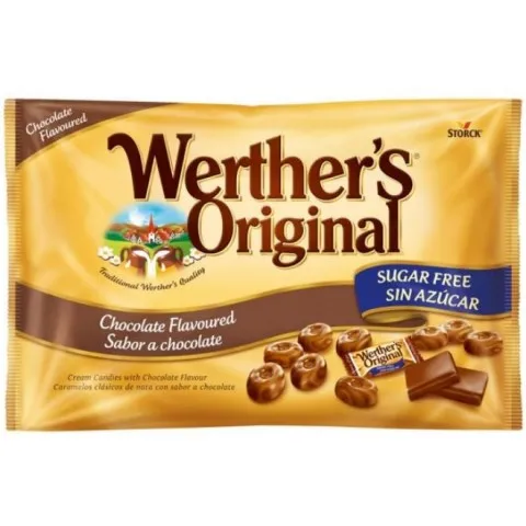 WERTHER'S ORIGINAL CHOCOLATE SIN AZÚCAR 1KG.