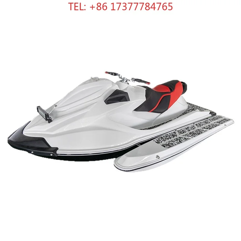 Two-Person Fiberglass High-Speed 4 Stroke Motorboat & Speedboat Low-Fuel Consumption Jet Ski for Water Sports Outdoor Use