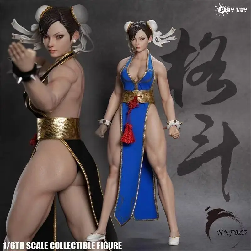 

В наличии Chun-Li P023 1/6, синий, черный, боевая богиня 2,0, игровая фигурка, модель, орнамент, игрушки, подарки на день рождения для мальчиков