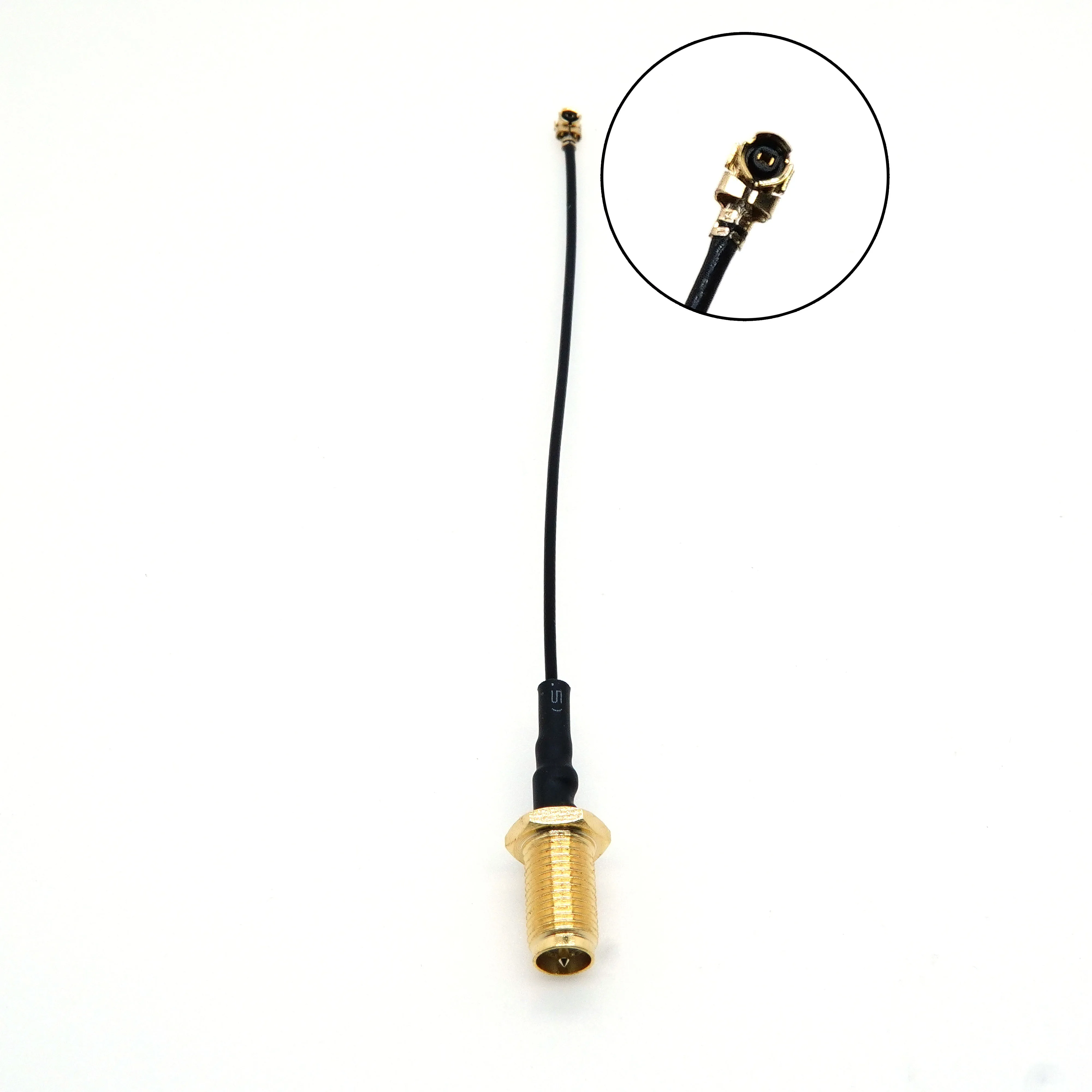 

PR-SMA male connector to IP X-1 Female Connector WIFI Antenna RF cable RF1.13 Pigtail Extension Cable