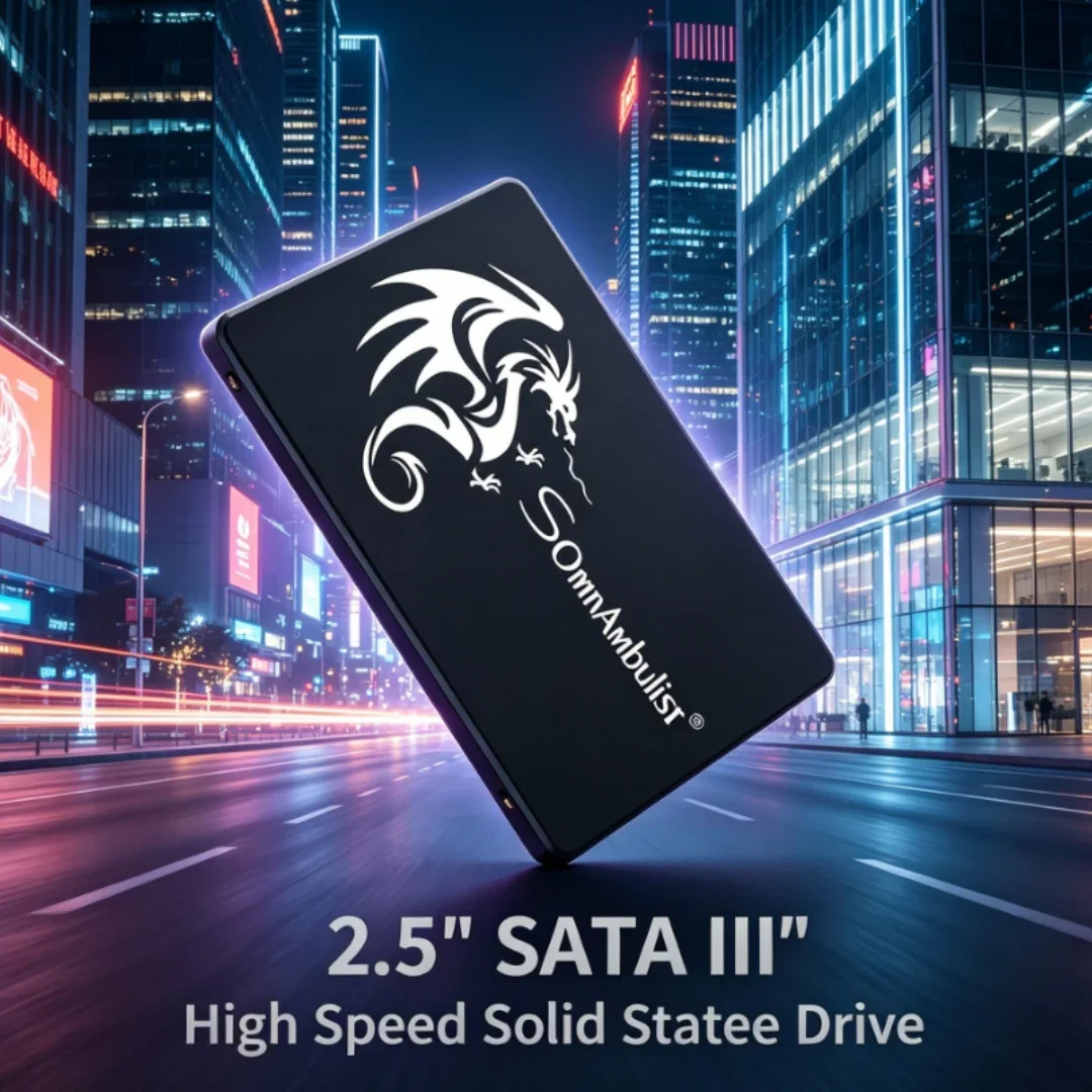 

Premium Quality High Speed SomnAmbulist 2.5 Sata3 Solid State Drive Full Capacities Internal SSD For Laptop Desktop Upgrade
