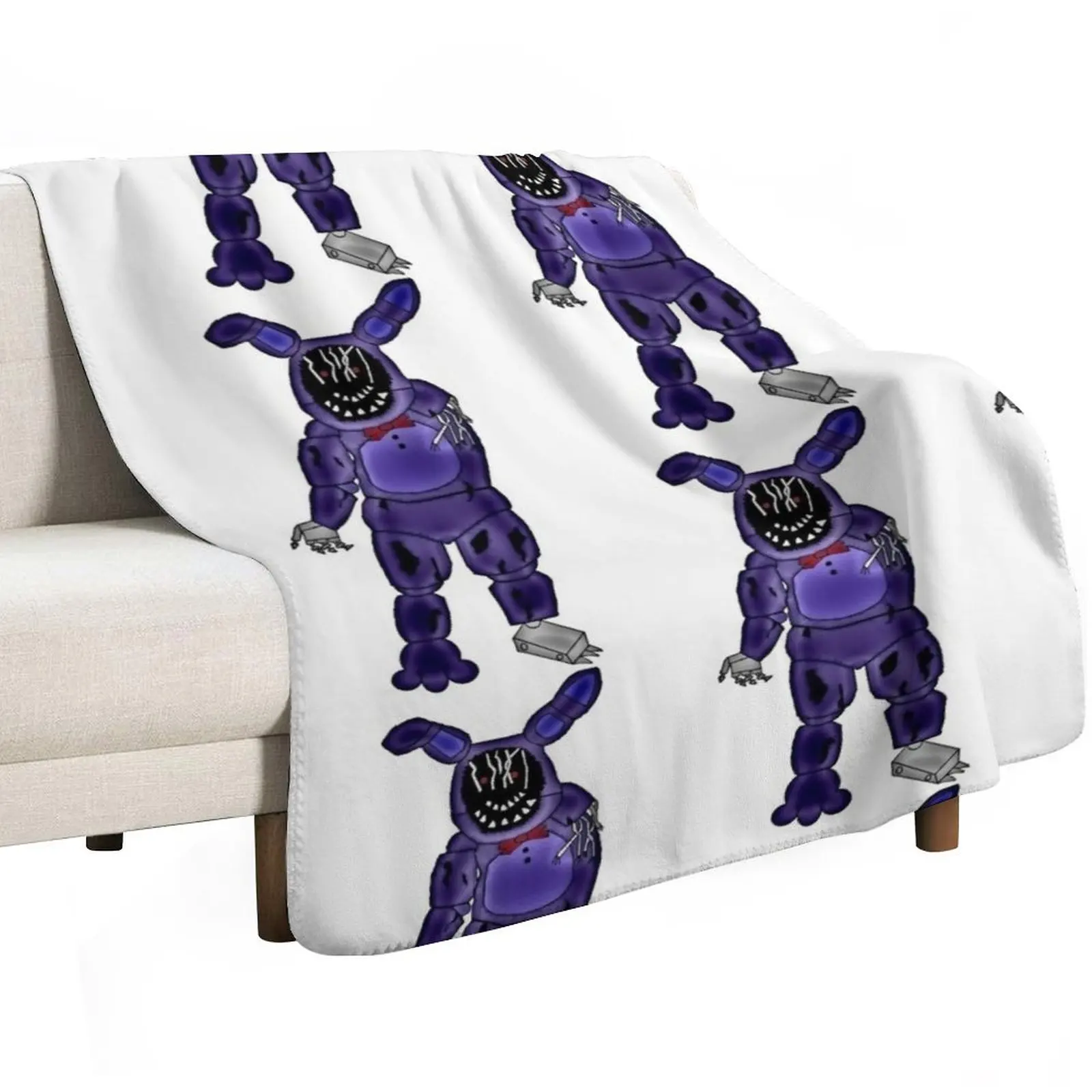 Withered Bonnie Throw Blanket Beautifuls Furry Sleeping Bag Extra Large Throw Warm Blankets For Bed Blankets