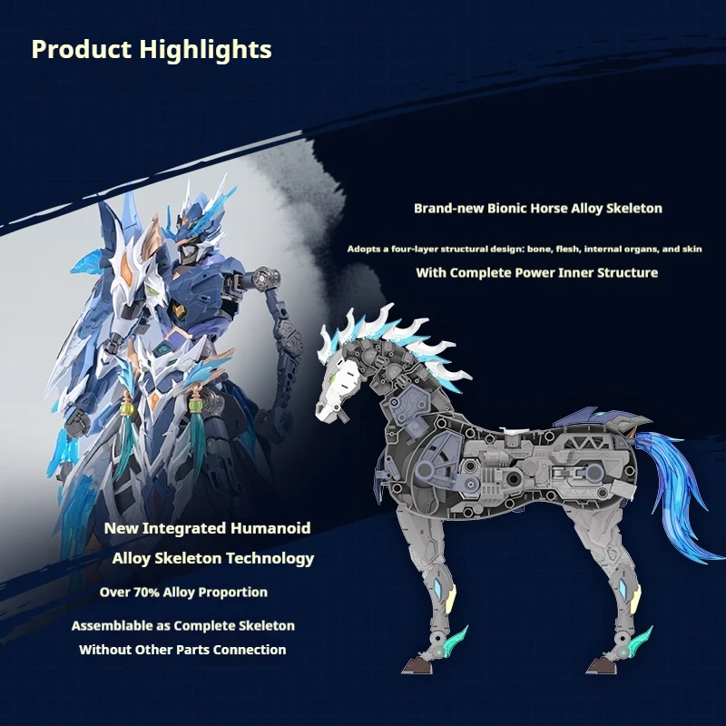 المحرك النووي تشاو يون مع جبل-إطار معدني سوبر مفصلية Mecha الجمعية أطقم منمذجة عمل أرقام دمية لعبة عصرية هدية