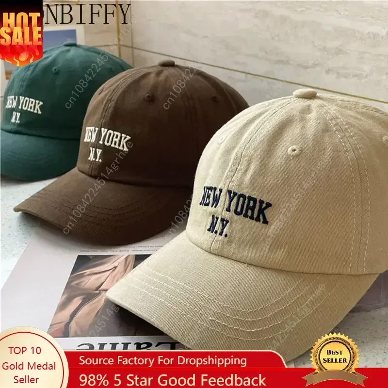 

Retro Nostalgia Embroidered Baseball Caps Spring Autumn Women Men Leisure Peaked Hat Outdoor Shade Cotton Adjustable Sports Cap