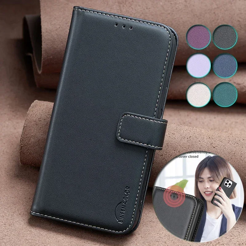 Wallet Magnetic Flip With Card Slot Leather Case For Samsung Galaxy A36 A16 5G A06 4G SM-A366B A165 A166 A065 Phone Cover Cases