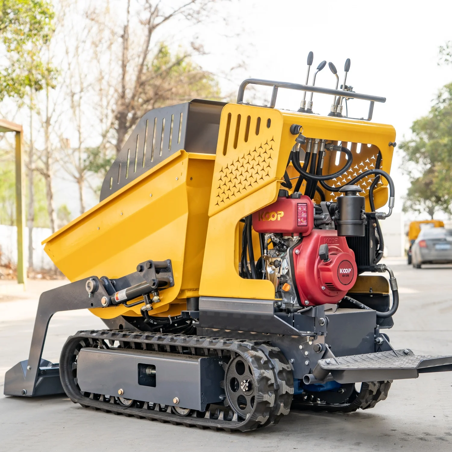 2026 Mini Dump Truck Customized Hydraulic Lifting High Load Capacity Self Propelled Crawler Type Mini Dump Truck