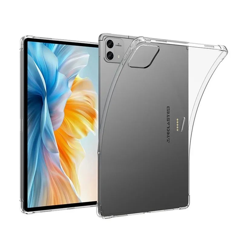 Funda transparente de TPU para Teclast T70 Pro de 14 pulgadas, modelo 2026, con cubierta de silicona suave y reforzada con protección de aire.