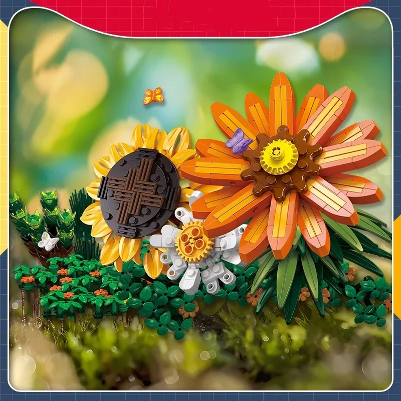 I bambini del modello di decorazione in vaso della tigre rampicante hanno assemblato i giocattoli cinesi dei blocchi di costruzione