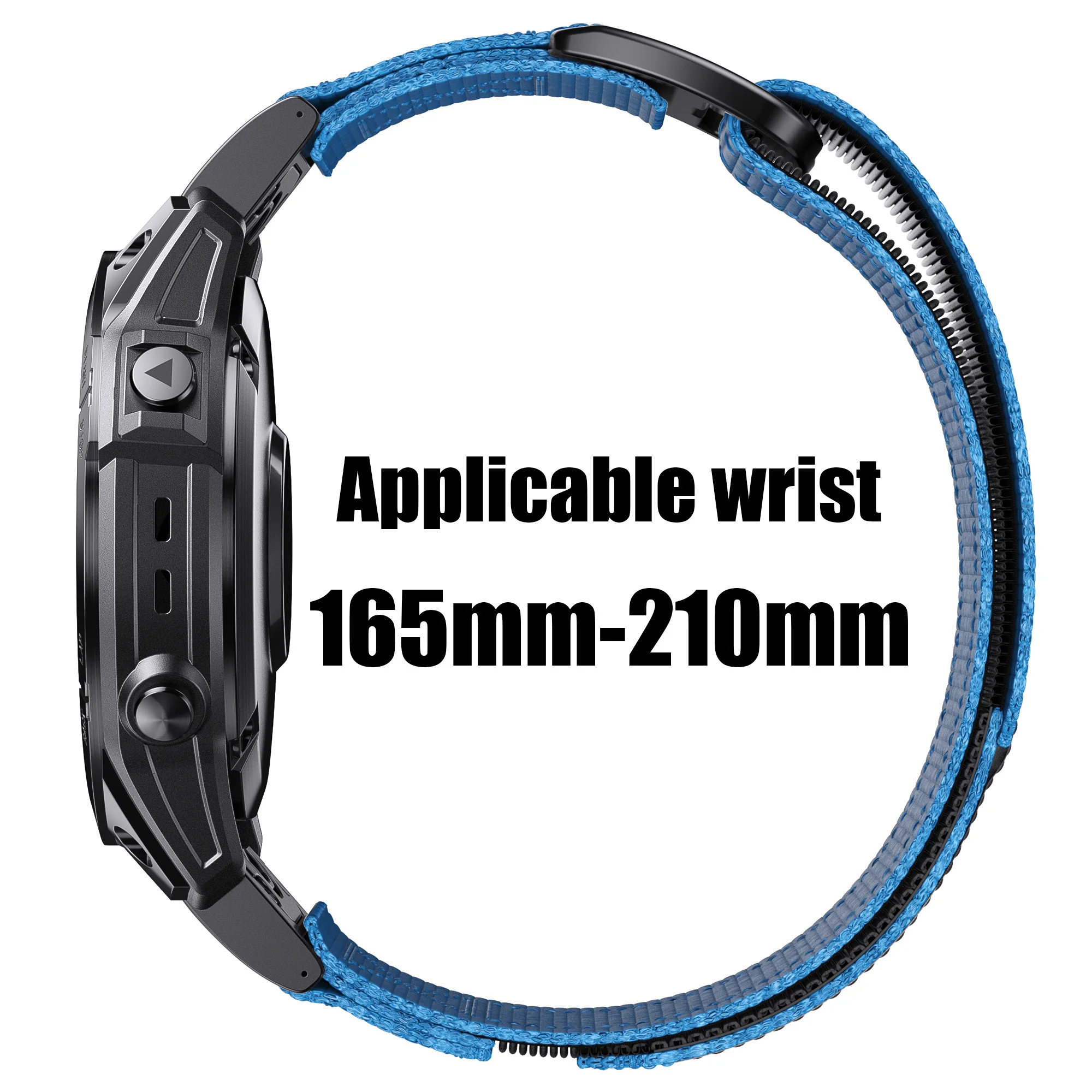 22/26mm Quick Fit Nylon Watchband for Garmin Instinct 1/2/2X 3 Instinct E Wristband Garmin Fenix 8 Strap Replacement Accessories