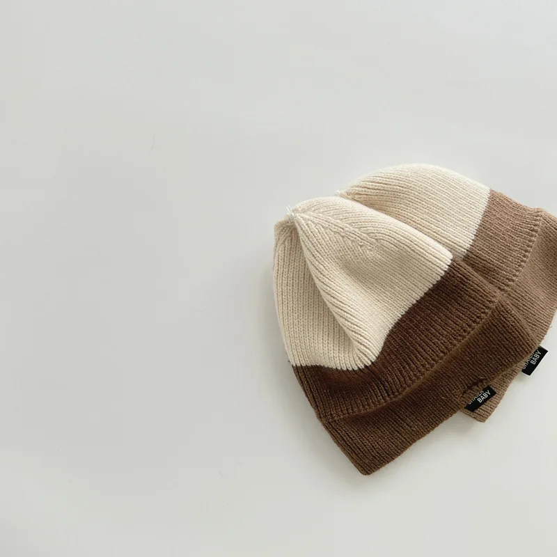 Gorros de punto de moda para niños y niñas, gorros suaves y cálidos para bebés, gorros casuales para niños, Otoño e Invierno