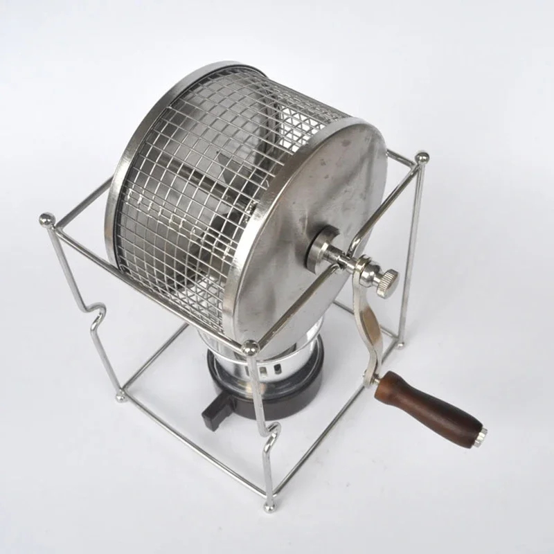 Handle coffee bean baked machine beans roasting machine manual beans roaster mini baking maker DIY small stainless steel rollers