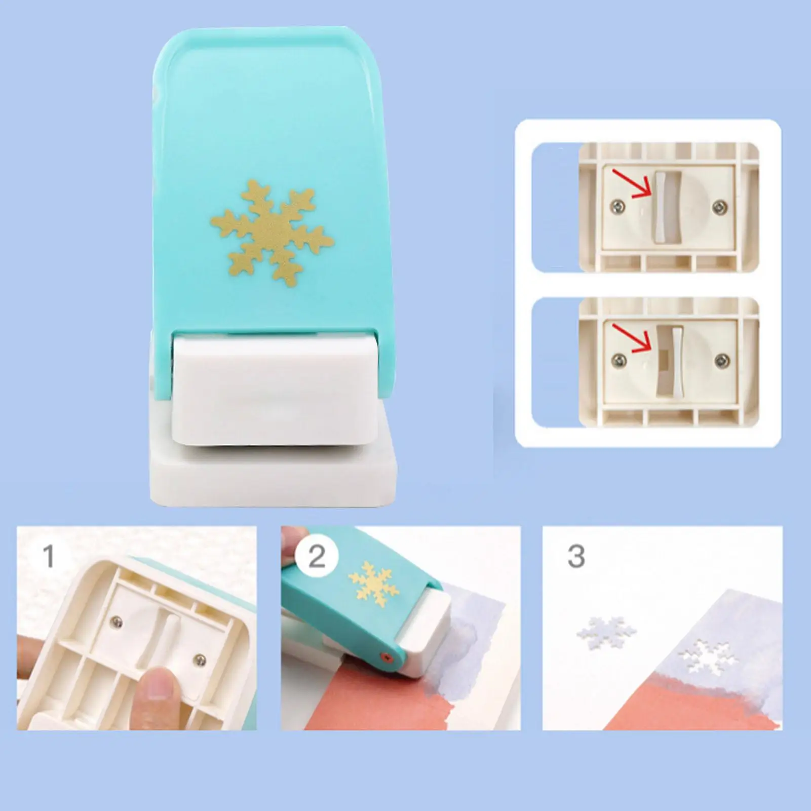 Scrapbooking Punches Handmade Snowflake Punch Pattern Cutting Tools For Christmas Thanksgiving Halloween Valentines Birthday