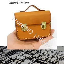 DIY leather craft mini handbag coin bag cardholder knife mold cutting dies hollowed punch tool iron blade 11x7.5cm