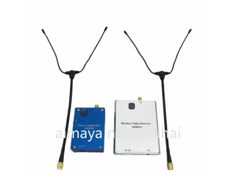 Wireless image transmission low frequency 500Mhz signal transmitter video receiver traverser 8 channel wireless monitoring