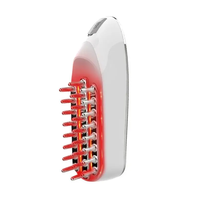 

1Pcs Ems Microcurrent Head Scalp Massager Mini Portable Red Light Care Massage Comb Scalp Liquid Applicator Hair Growth Comb