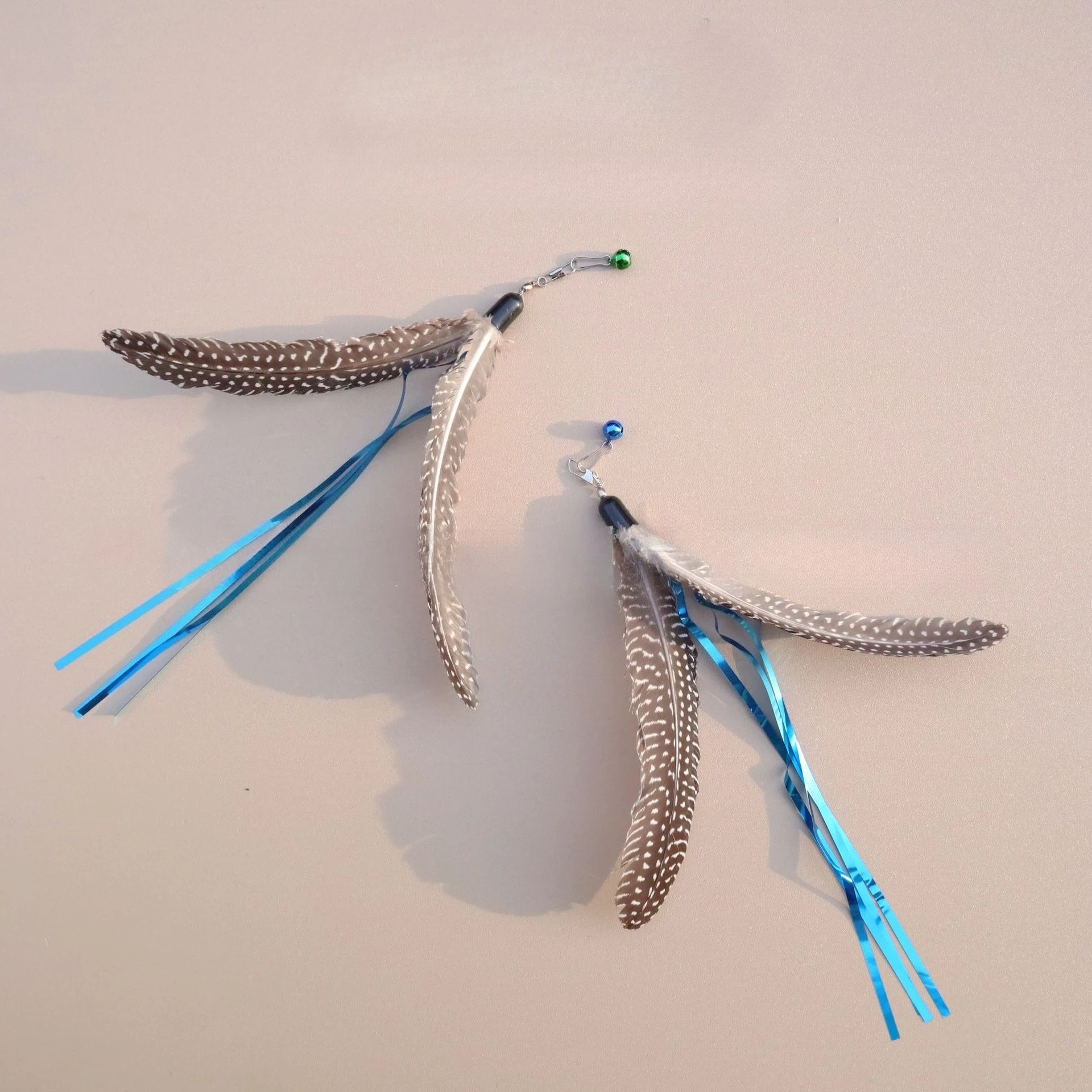 Cabezas de repuesto giratorias molino plumas juguete para gatos - imagen 3