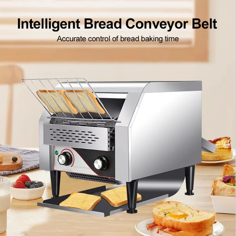 Factory Supply Table Top Bread Toaster 220V Commercial Electric Bread Conveyor Toaster for Home