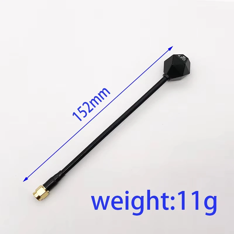 4.9GHz 4.9G-5.8G-6G Antenna RHCP SMA RPSMA 3dBi Gain Omnidirectional FPV Antenna 152mm for RC Long Range Drone DIY Parts