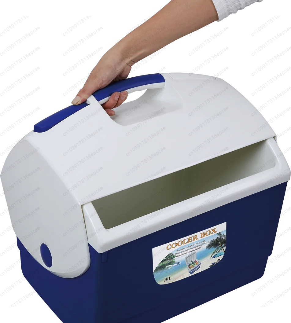 Foam Box Insulated Cooler Outdoor Camping Compact Injection Molding Insulated Reusable Cooler Box