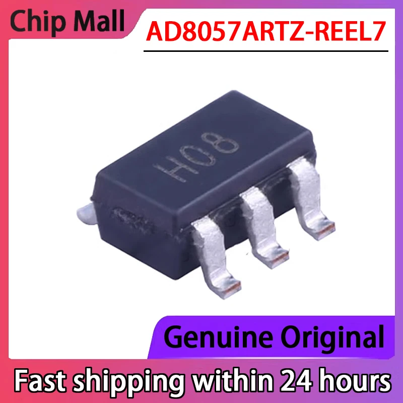 5PCS AD8057ARTZ-REEL7 AD8057 Silk Screen H08 Universal Amplifier SOT23-5  New Original