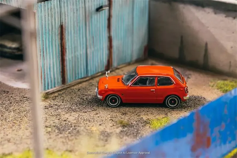 Tarmac Works 1:64 Civic (SB1) Orange Diecast Model Car