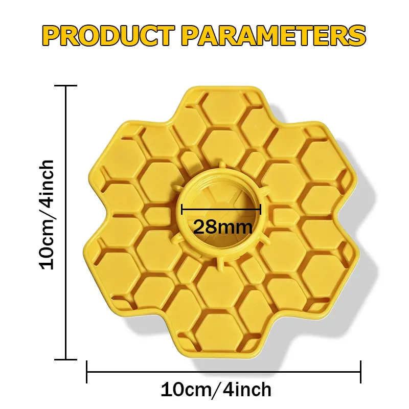 1/3pc Bee Water Feeder with Perch Safe Honeybee Drinking Station for Garden Patio Beekeeping Supplies, Small-Hole Honeycomb Tray