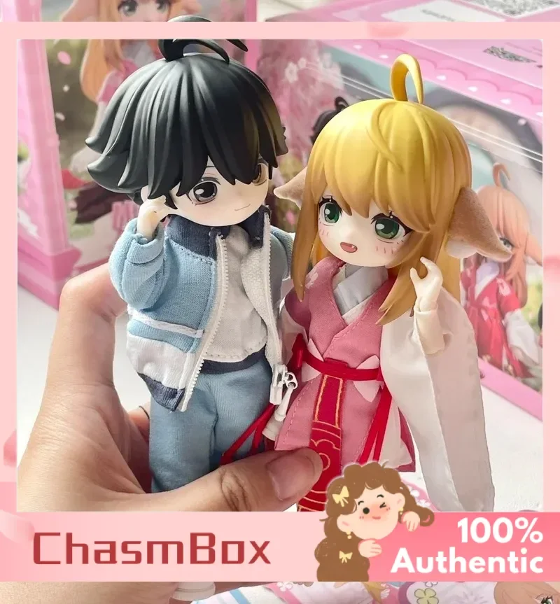 Oryginalny Fox Demon Little Red Maiden Bjd Blind Box - wyjątkowa doświadczenie, unikalny wystrój biurka, prezent dla fanów, zabawka.
