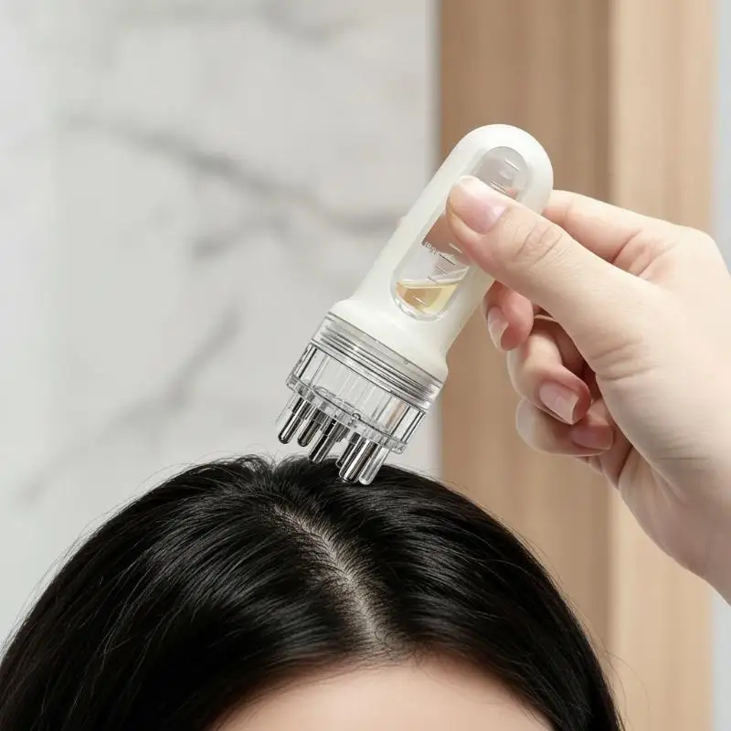Scalp Applicator Liquid Comb Lightweight Portable Scalp Massage Tool for Daily Hair Nourishing Routine