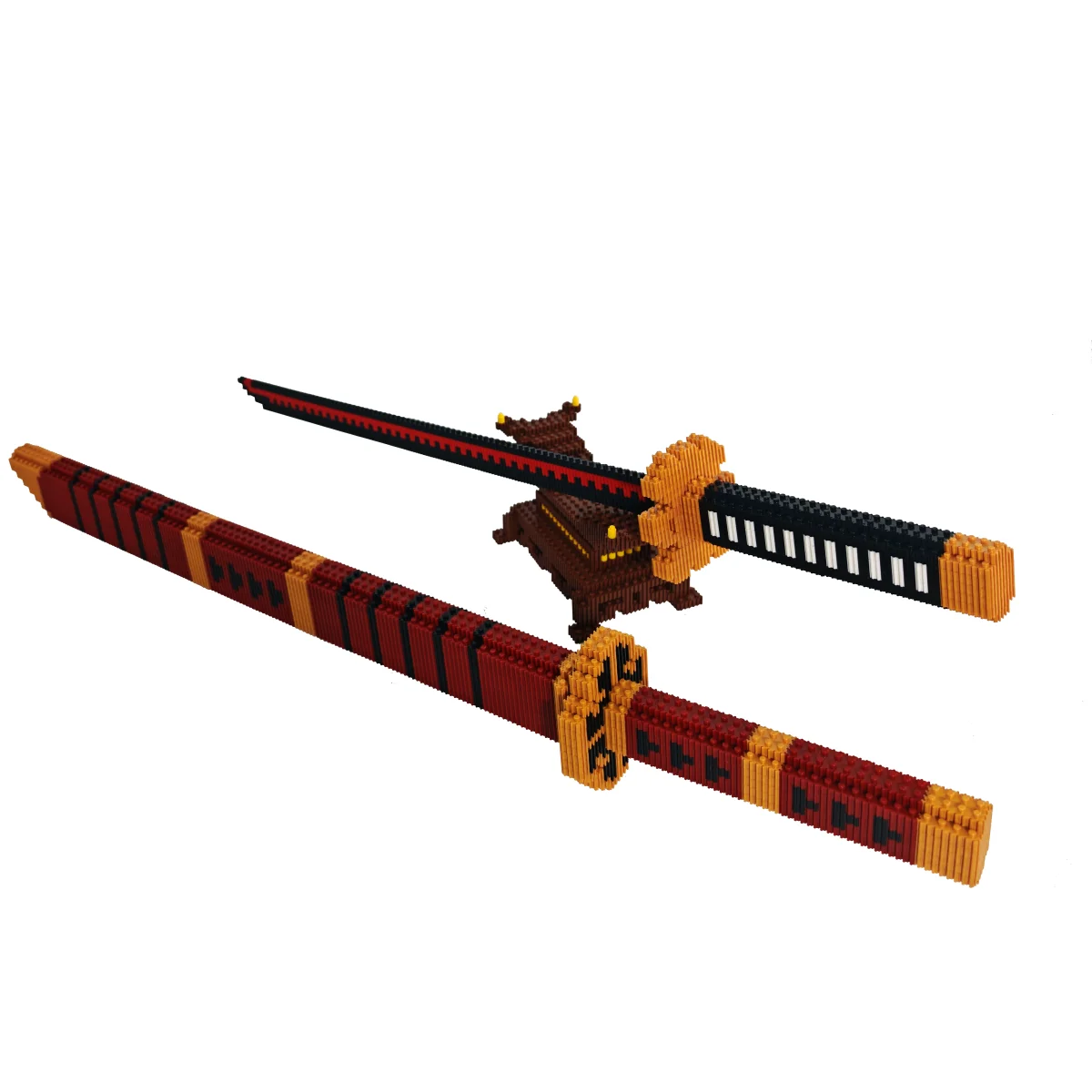 Animes Toys Samurai Sword Micro Connection Building Block Anime