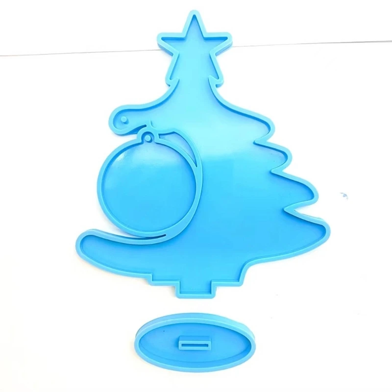 Moule en Silicone pour arbre noël, en résine époxy, outil fabrication d'ornements Table, vente directe