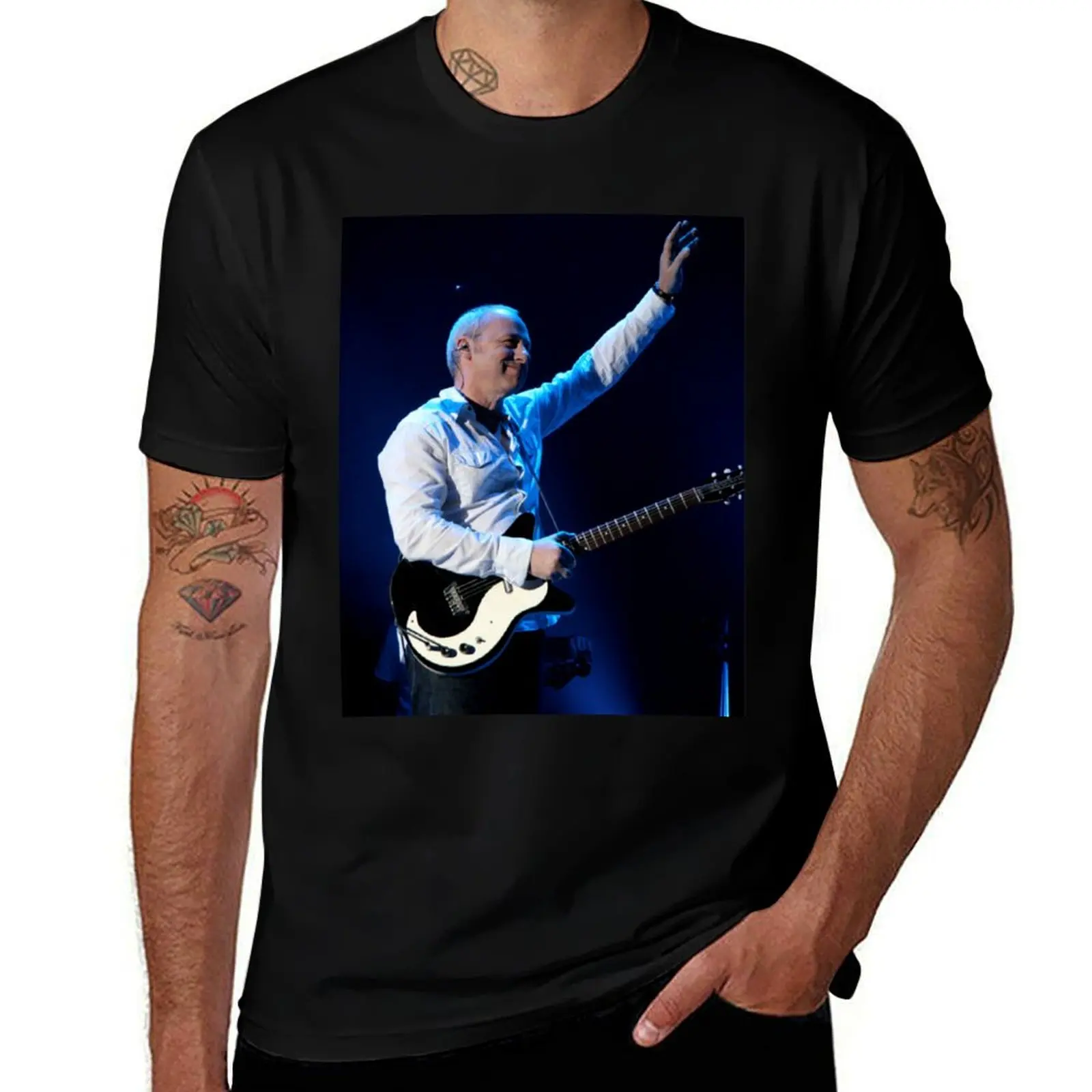 BESTSELLER Mark Knopfler Merchandise T-Shirt Plus Size Leichtes Oberteil