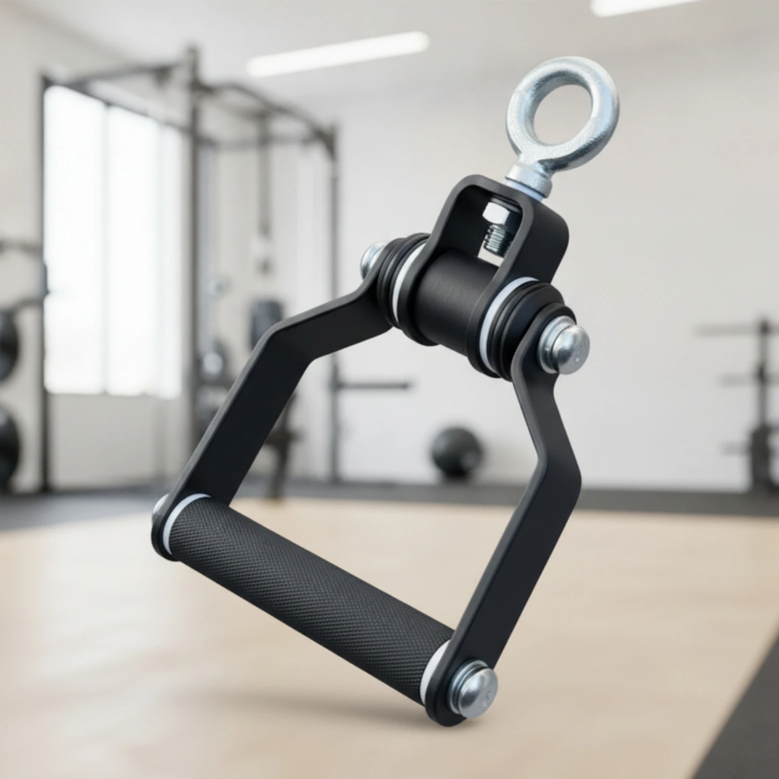 Cable Attachment with Knurled Grip Compact Lat Pulldown Handle Rowing Handle Sturdy Long-Lasting for Lifters, Home Gym view 5