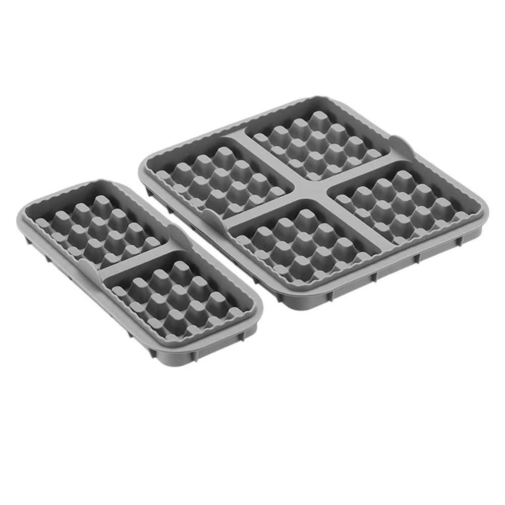 Non Silicone Waffle Baking for Air Fryer Easy Clean Foldable Design for Waffles Cake Pudding Ice for cube Tray