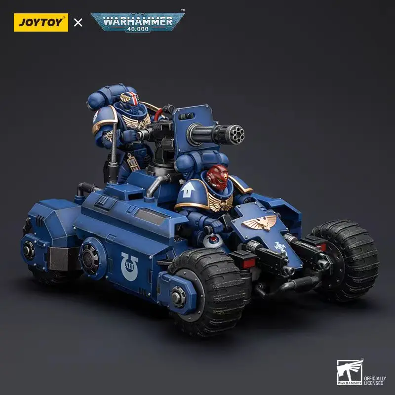 

В наличии JOYTOY Uitramarines Primaris Invader ATV Ultramarine Mecha подвижная модель игрушки Doll коллекционный подарок