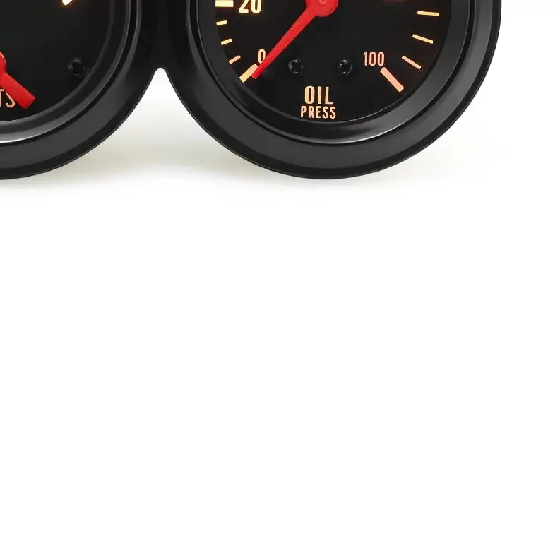 

52mm 3 In 1 Water Temp Gauge Kit Oil Pressure Gauge + Voltmeter with Sensor Water Temperature Meter Voltmeter Oil Press Triple