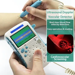 Portable Vascular Blood Flow Detector,  Blood Velocity Waveform Health Care Doppler Vascular With 8 Mhz Probe