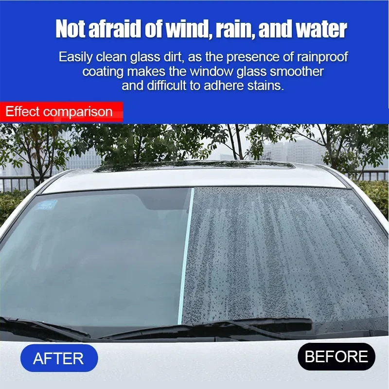 Glaswasserabweisende Beschichtung Anti-Regen Hydrophobe Windschutzscheibenbehandlung Regenabweiser für Autofenster und Spiegel – Detail 4