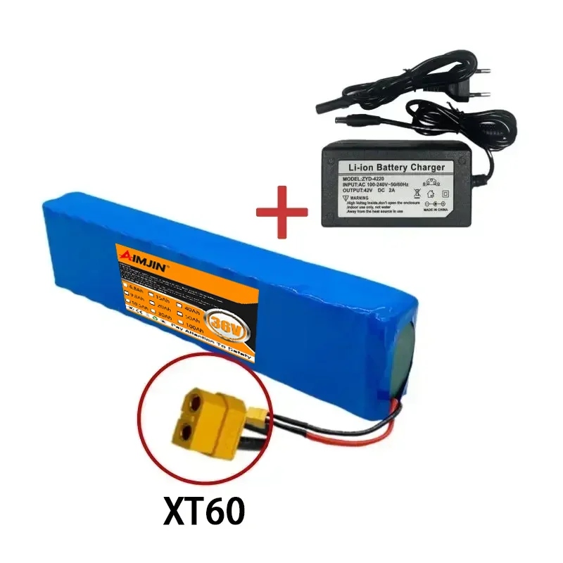2026 10S3P, 36V, 100000mAh, Batterie Pour Moto Et Scooter, 18650, Ion Eddie, 1000W, Haute Puissance Et Capacité 36V