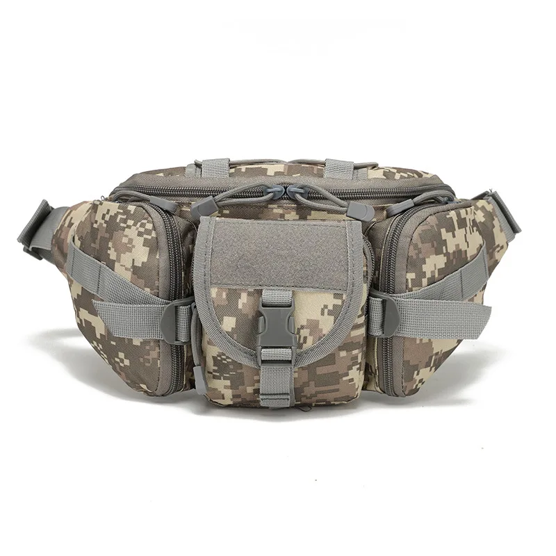 Waterproof Nylon Men Fanny Pack Tactical Outdoors Army Waist Bag Hiking Outdoor Camping Shoulder Bum Belt Bum Sport Chest Bags