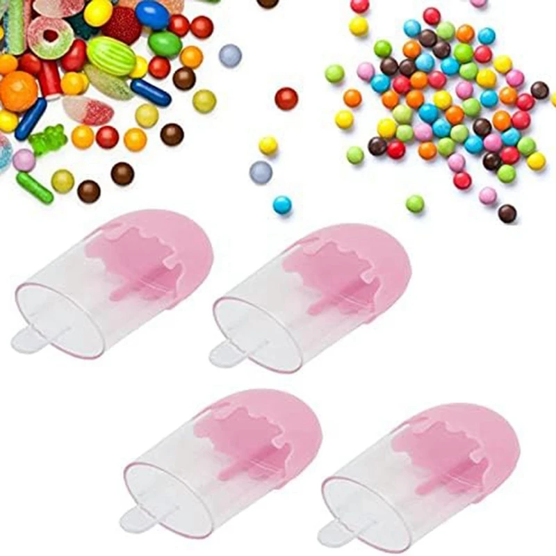 12Pcs Ice Cream Shape Candy Box,Case Container,Party Favors And Gifts, Candy Case Container Wedding Party Supplies Easy Install