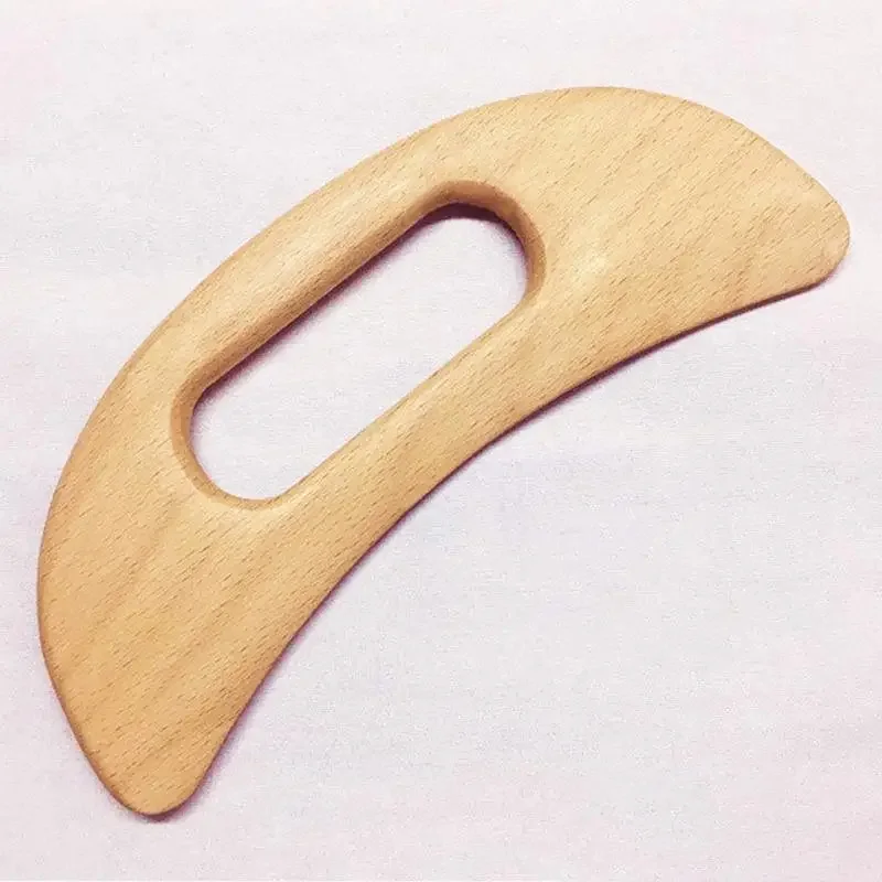 1 PCS Wooden Gua Sha Tool Wooden Massager Gua Sha Board Massage Treatment Back Legs Arms Shoulder Neck Limbs Armpit Back