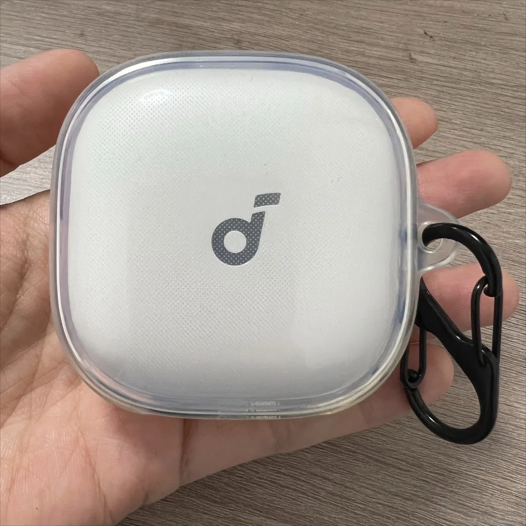 Para Anker Soundcore Liberty 5 ANC funda protectora transparente TPU cubre auricular Bluetooth