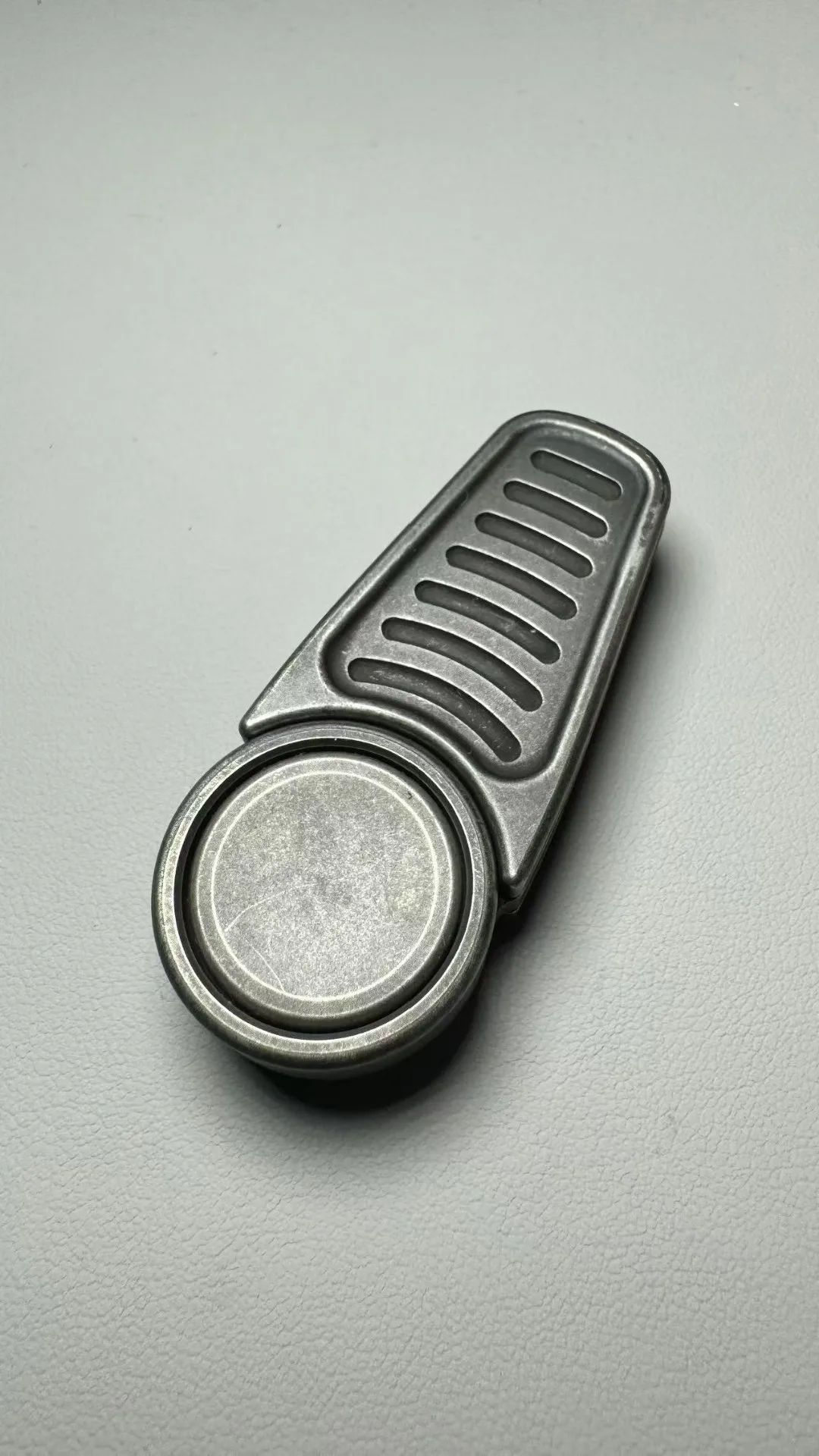 Fire Stone Push Brand Stainless Steel Stone Wash Black and Make Old EDC, decompression toy