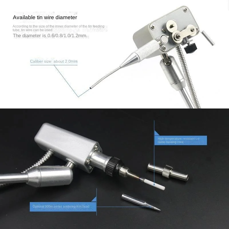 NEW NEW 120W Precision Digital Automatic Tin Machine Adjustable Speed Soldering Station for Electronic Component Soldering