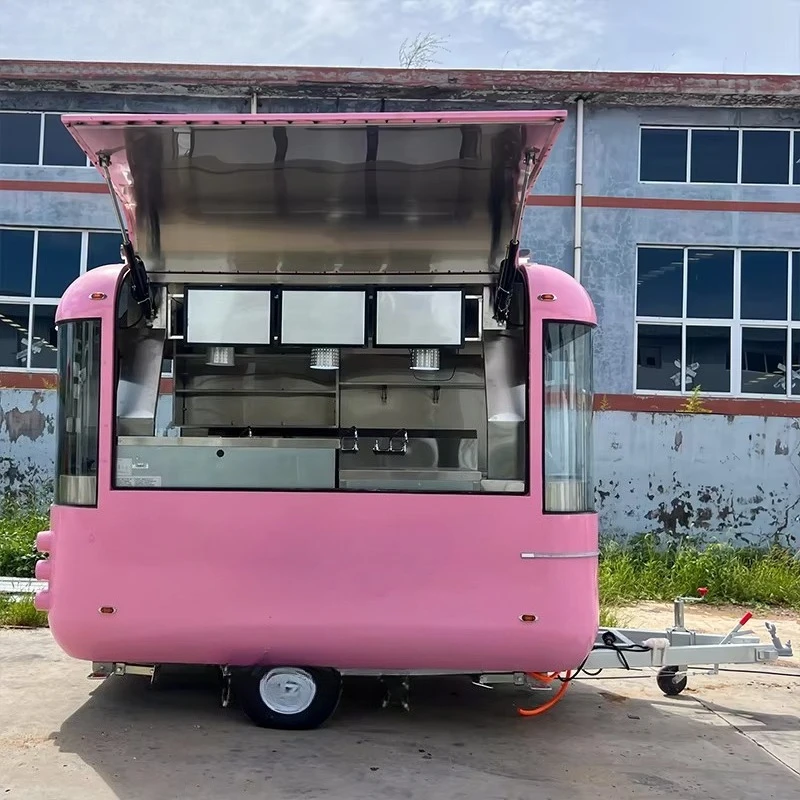 YG Customizable Food Truck Street Multifunctional Mobile Kebab Pizza Oven For Food Truck Shawarma Stall