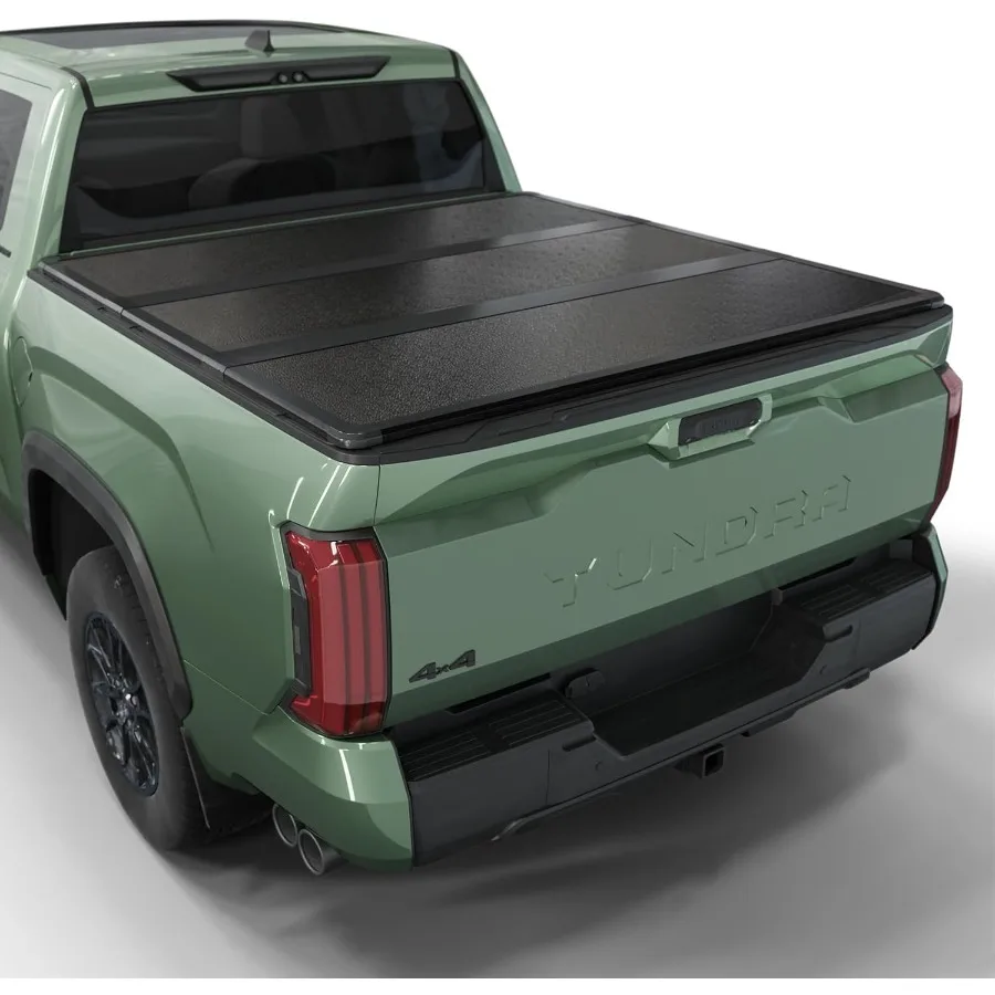 

Hard Folding Truck Bed Tonneau Cover for 20222026 Tundra 6'6 Bed with OE Rail System 78.7 Secure Fit Durable Protection Easy F