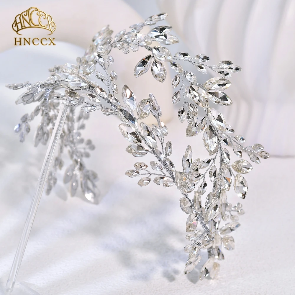 HNCCX Sparkling Rhinestone Bridal Hairband Handmade Fashion Women's Headband Wedding Holiday Party Hair Accessories HP304-S